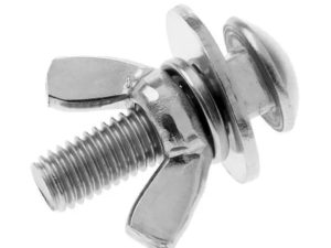 DTD Selkälevyn pultti ja siipimutteri